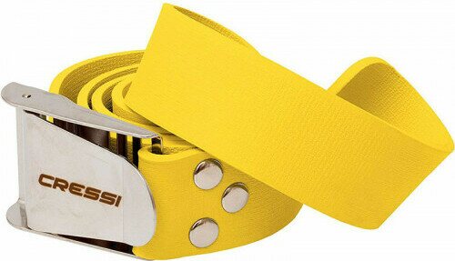 Cressi Quick Release Elastic Belt Yellow