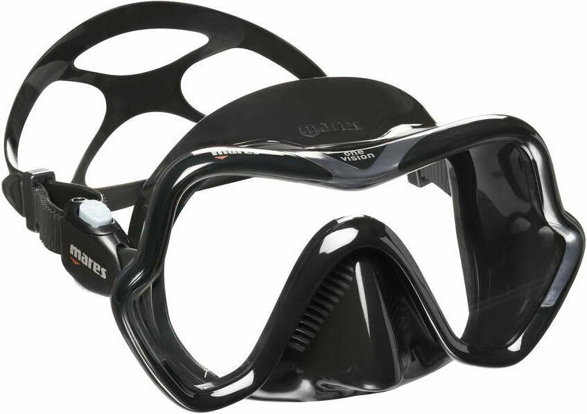 Mares One Vision Black Silicone Black/Black