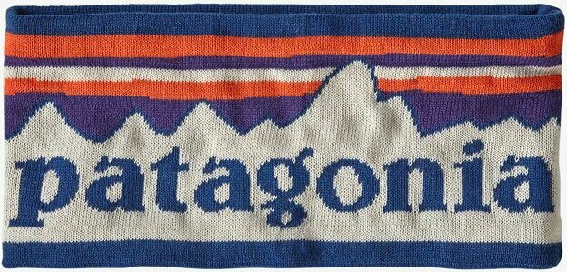 Patagonia Powder Town Headband Fitz Roy Sunrise Knit: Birch White
