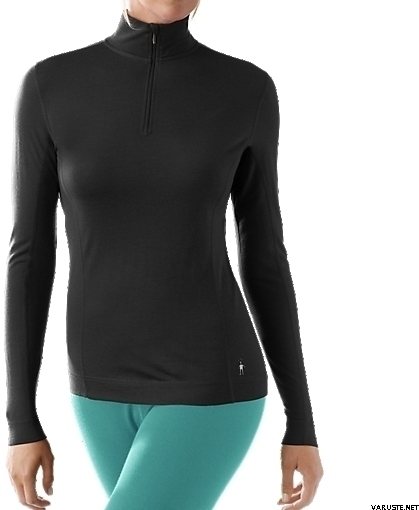 Smartwool Women's Lightweight Zip T Musta