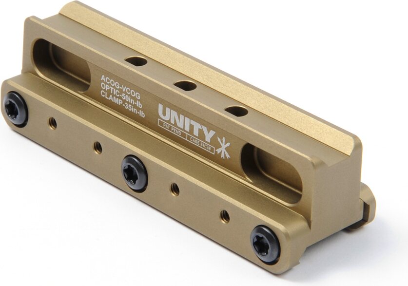 Unity Tactical FAST - VCOG / ACOG Series Mount - Black FDE