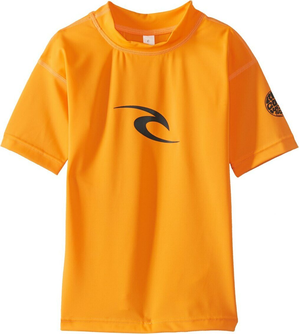 Rip Curl Grom Corpo Short Sleeve Rash Guard (06 Years) Children's UV