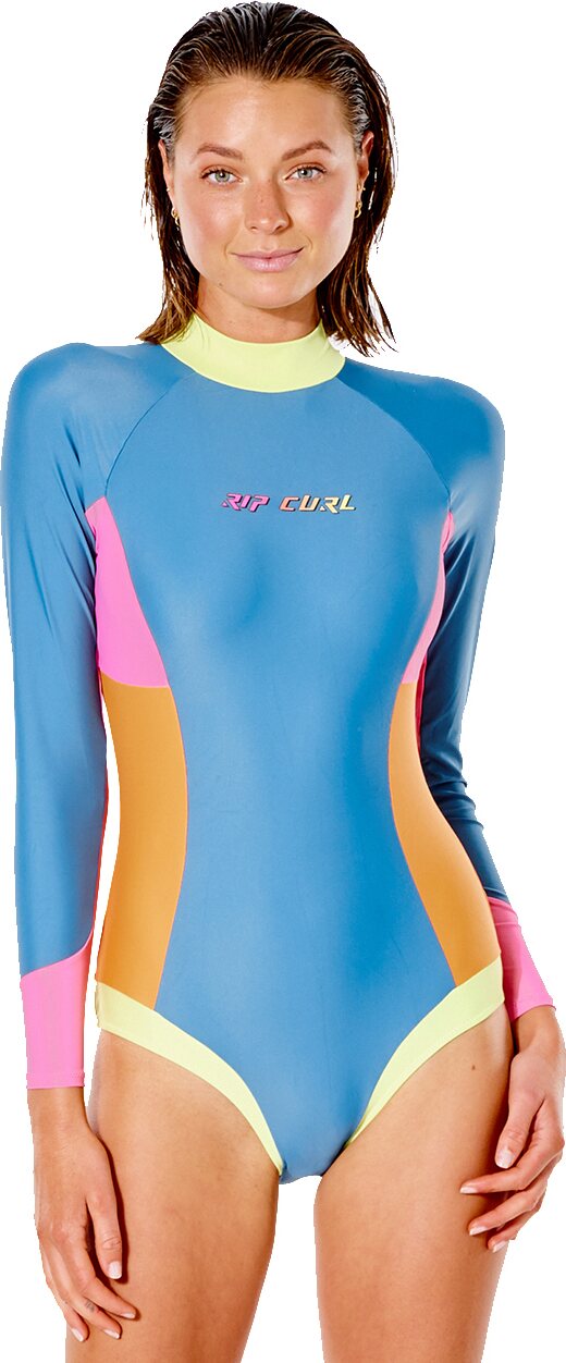 Rip Curl Surf Revival Long Sleeve Back Zip Springsuit Dark Teal