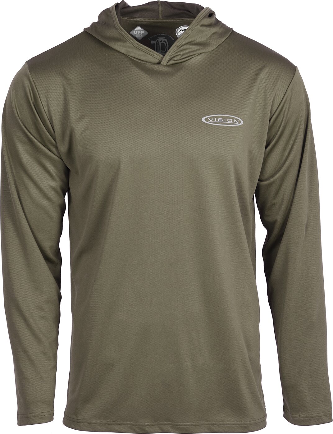 Vision Bamboo Bug & UV Hoodie Pale Olive