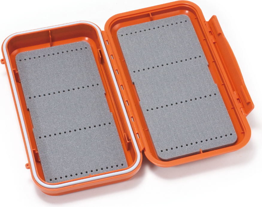 C&F Design Large WP Fly Case w Slit Foam (CF-3500) Burnt Orange