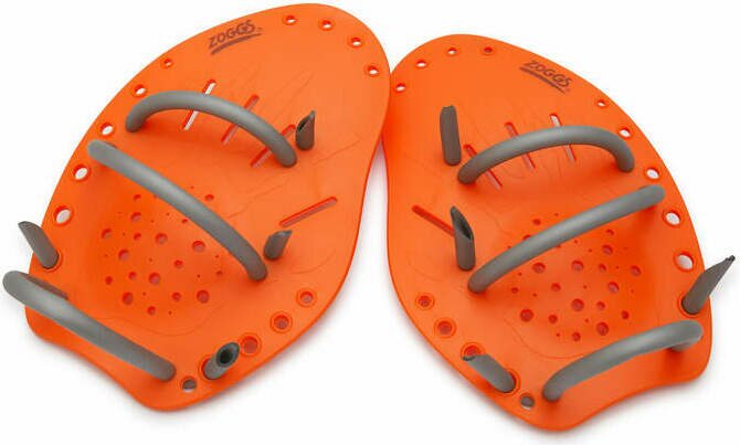 Zoggs Matrix Hand Paddles Orange/Grey