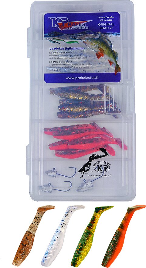 K.P Baits Original Shad Jig Set Original shad 2,5' Set