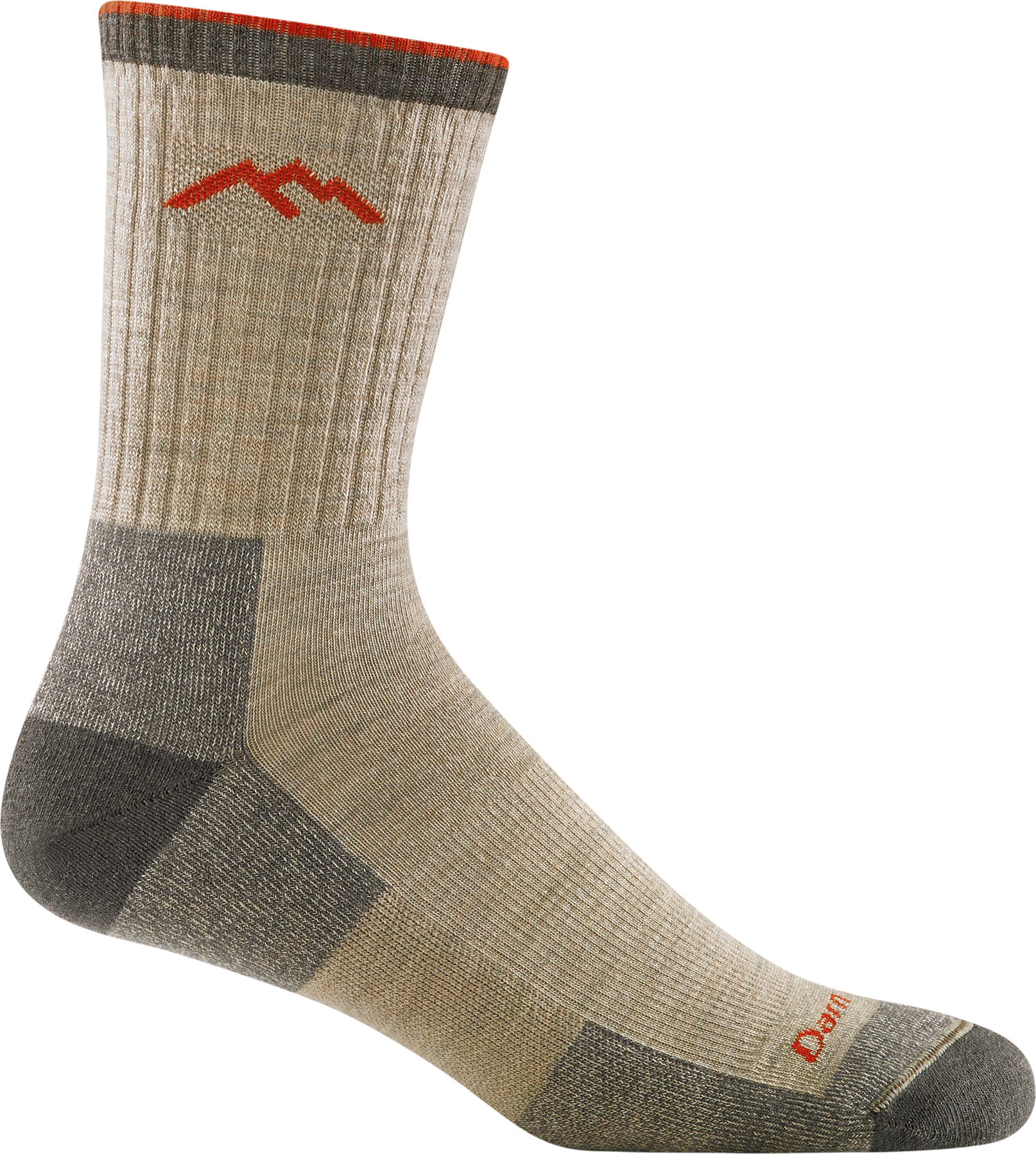 Darn Tough Hiker Micro Crew Midweight Hiking Sock Mens Oatmeal