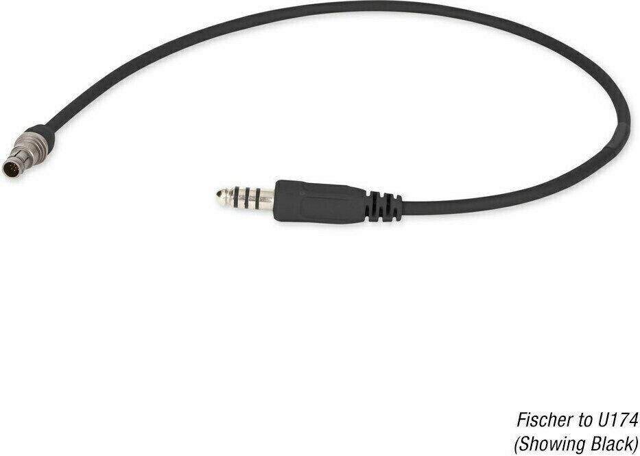 Ops-Core AMP Downlead cable, U174 Monaural Downlead Cable Black