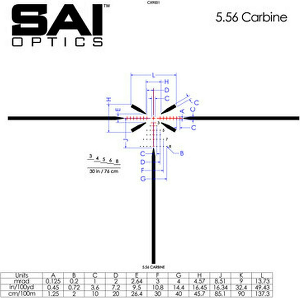 SAI Otics model SAI 6™ 5.56 BDC