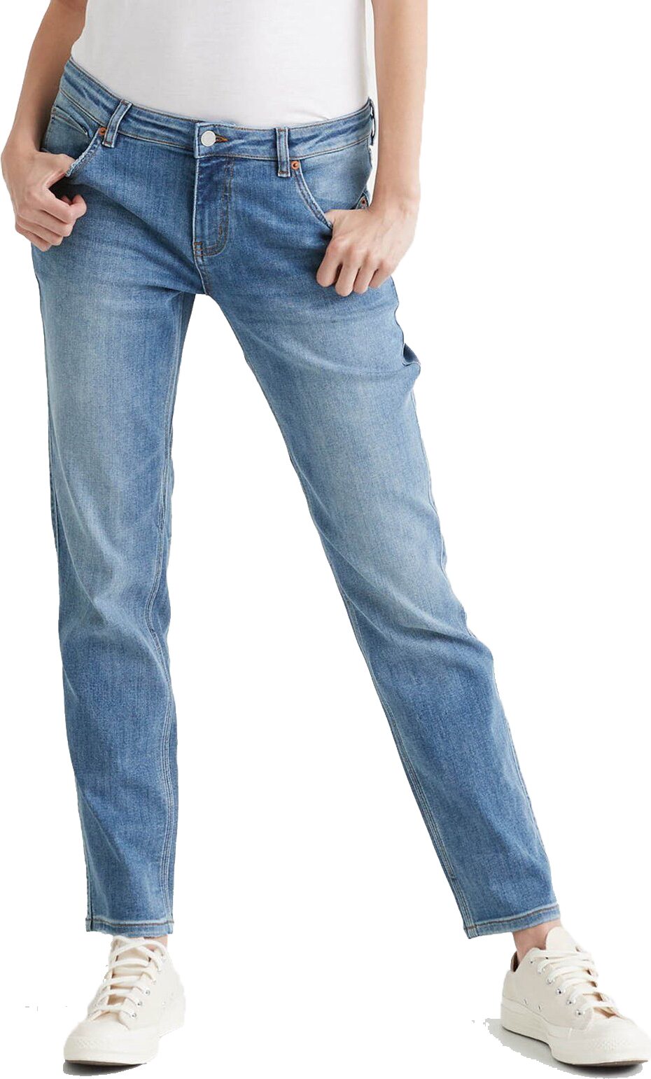 Duer Performance Denim Girlfriend Jean Womens Vintage Light Stone