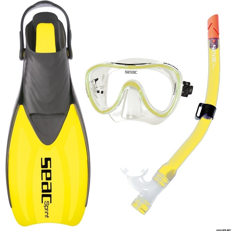 Seacsub Set Tris Sprint Md, 36-38 (XS-S) Keltainen