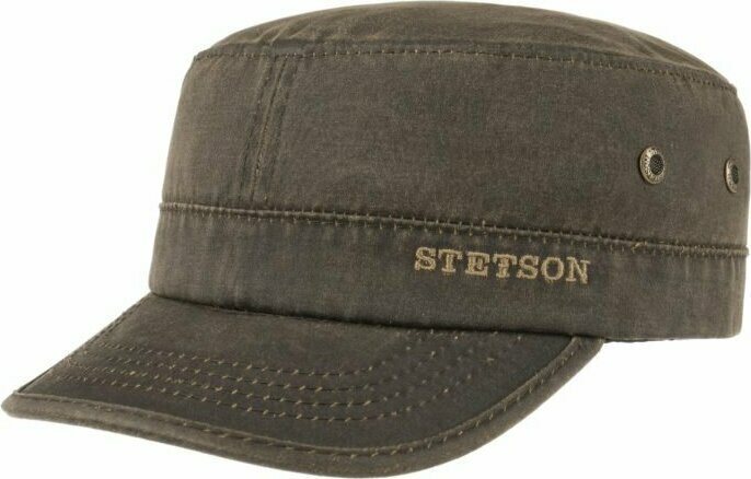 Stetson Army Cap CO/PES Brown