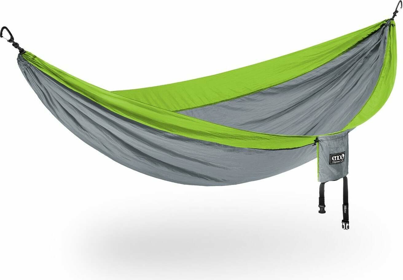 ENO SingleNest Hammock Grey / Chartreuse