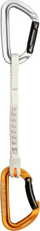 Mammut Sender Keylock 17 cm Quickdraw Light Grey-Gold