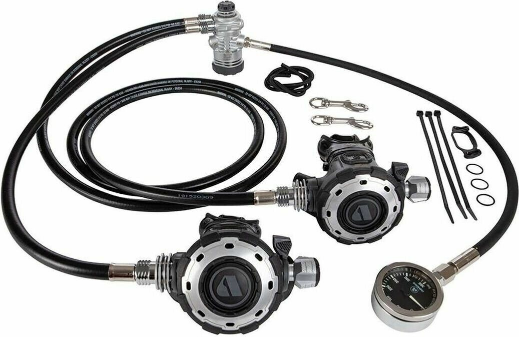 Apeks Single Cylinder MTX-RC Set Satin Chrome / Grey