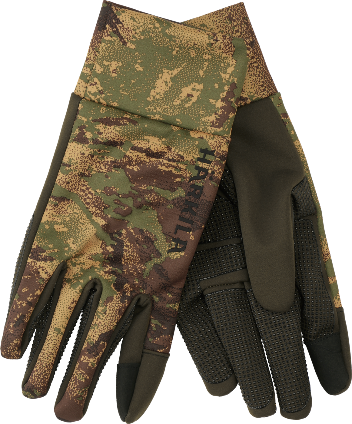 Härkila Deer Stalker Camo Fleece Gloves AXIS MSP® Forest