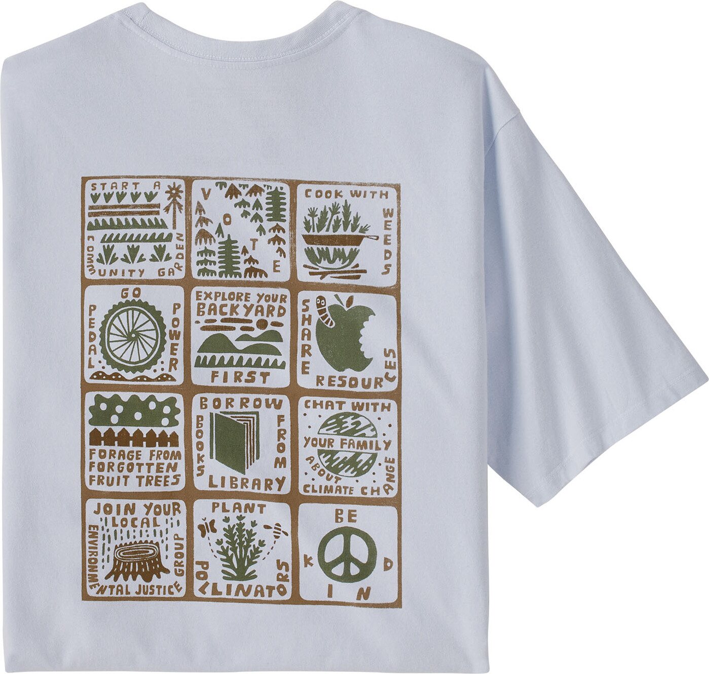 Patagonia How To Change Responsibili-Tee Mens White