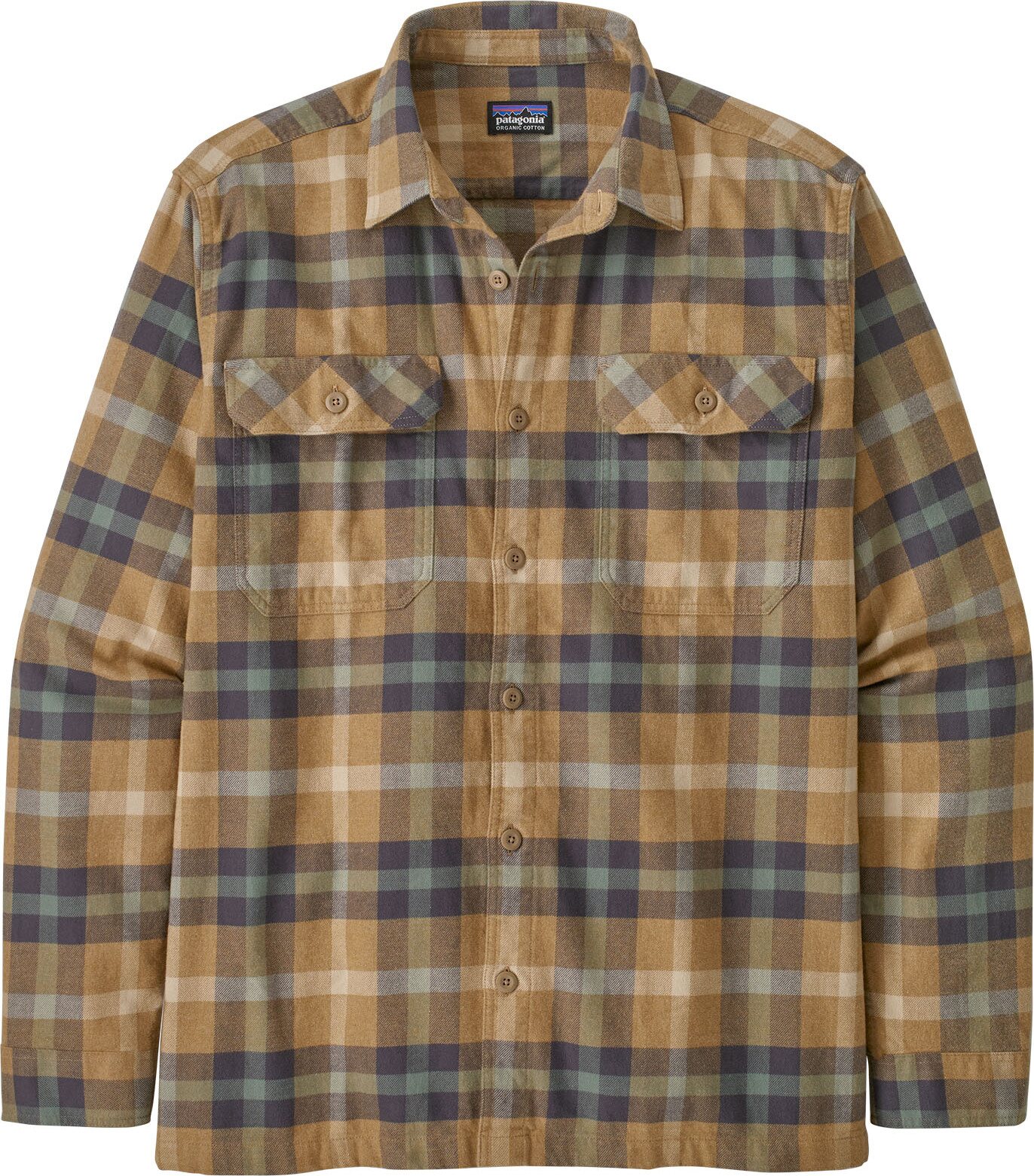 Patagonia Long-Sleeved Organic Cotton Midweight Fjord Flannel Shirt ...