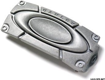 Oakley Pin High Belt Buckle Antique Silver