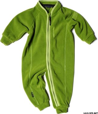 Isbjörn of Sweden Microfleece Overall (Messutarjous!) Parrot Green
