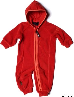 Isbjörn of Sweden Microfleece Overall (Messutarjous!) Lava Red