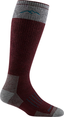 Darn Tough Hunter OTC Heavyweight with Full Cushion Merino Womens Burgundy