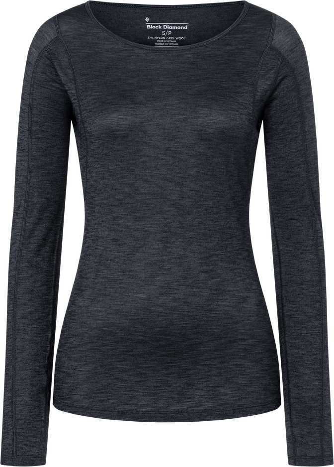 Black Diamond LS Rhythm Tee Womens Black