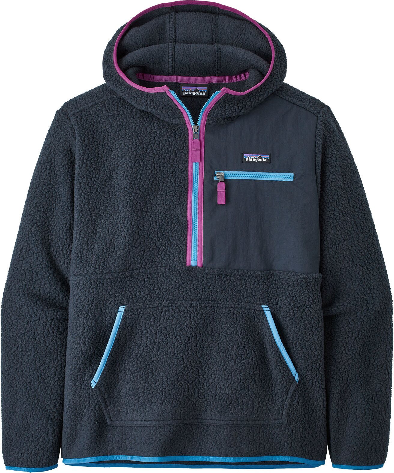 Patagonia Retro Pile Pullover Mens Pitch Blue
