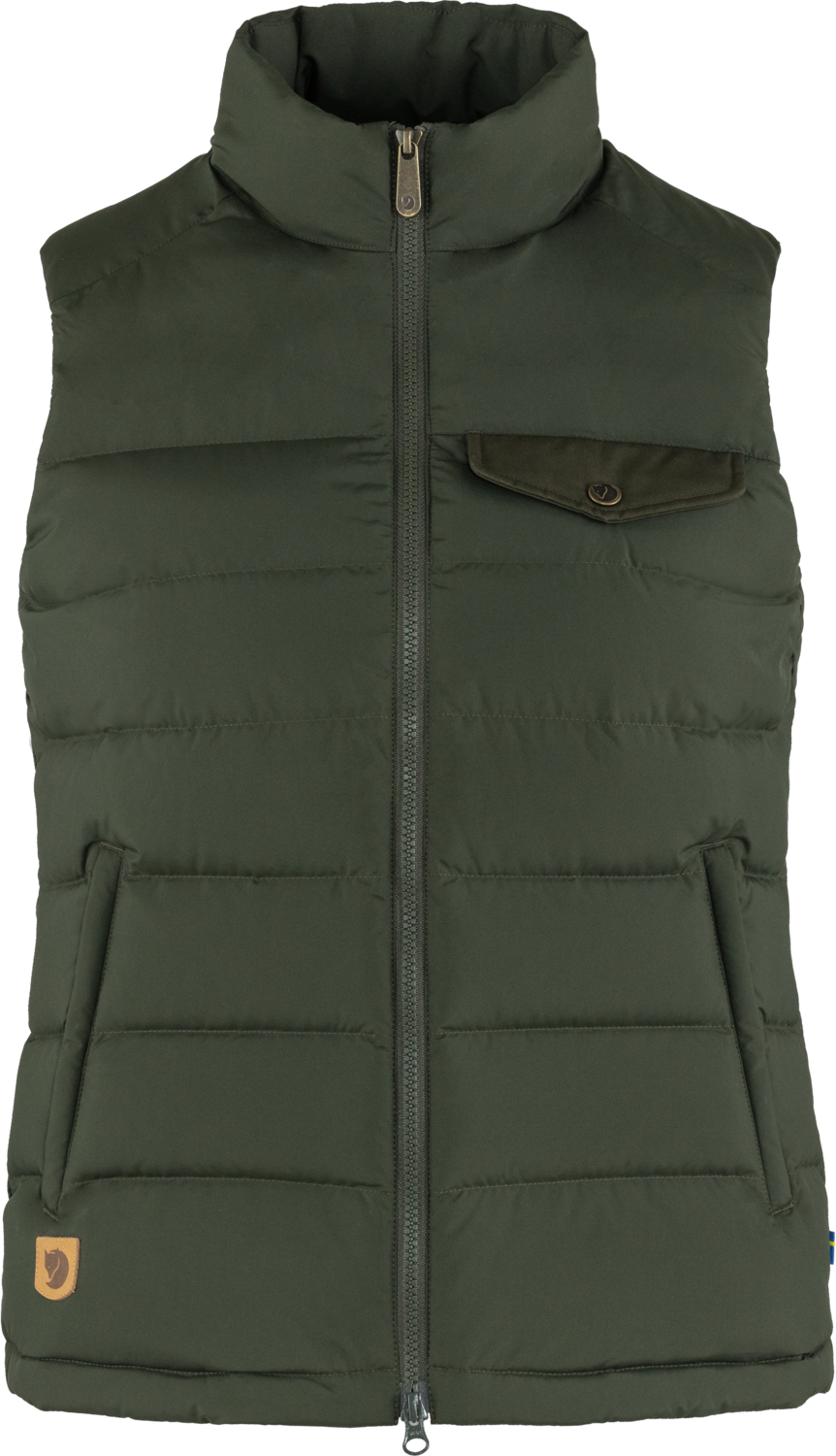 Fjällräven Greenland Down Liner Vest Womens Deep Forest (662)