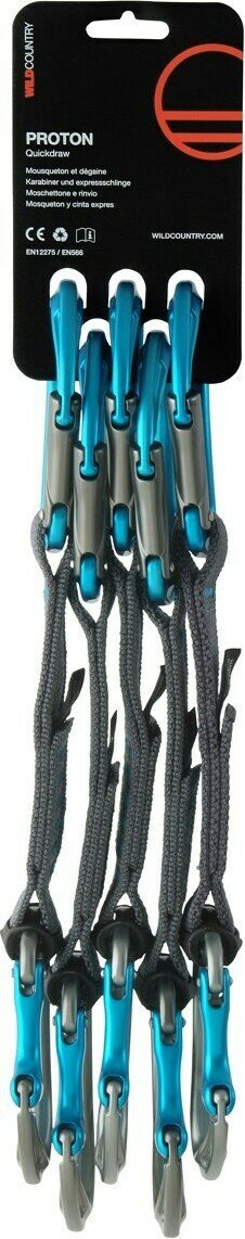 Wild Country Proton Sport Draw 17cm 5 Pack Gunmetal / Teal