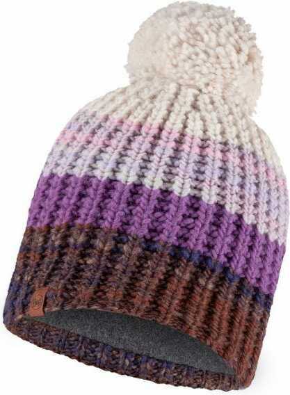 Buff Knitted Hat Alina Purple