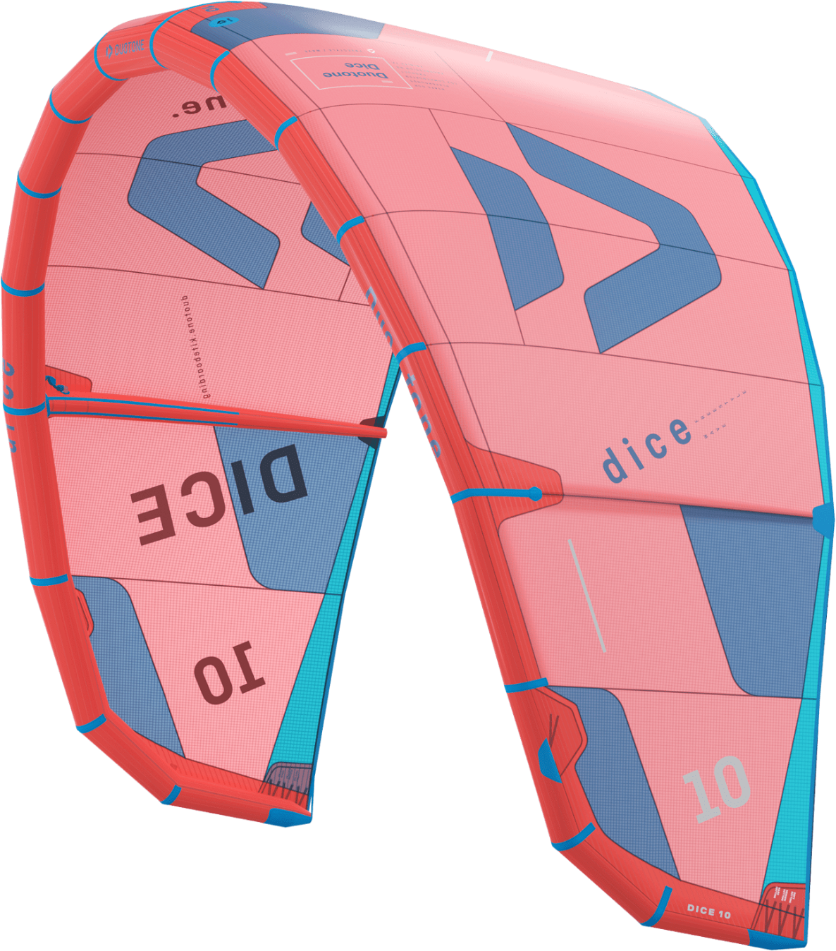 Duotone Dice 7.0 Kite Only C01:coral-red
