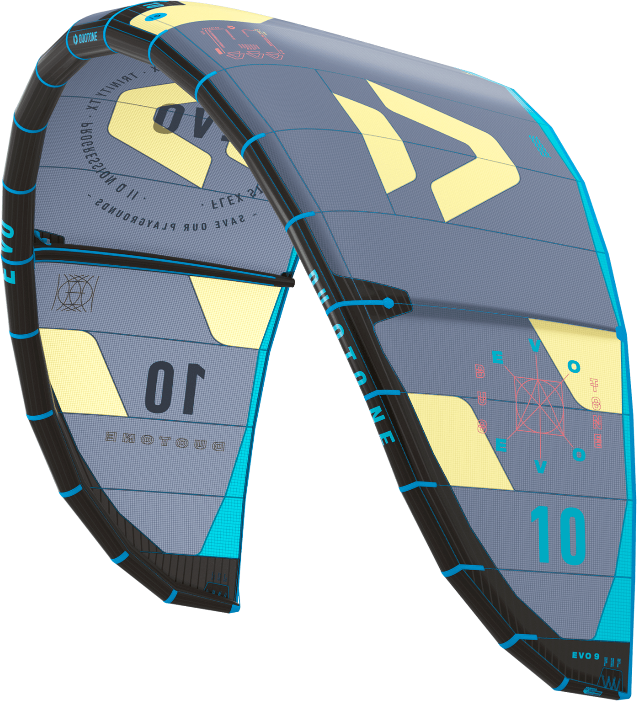 Duotone Evo 8.0 Kite Only C14:dark-grey