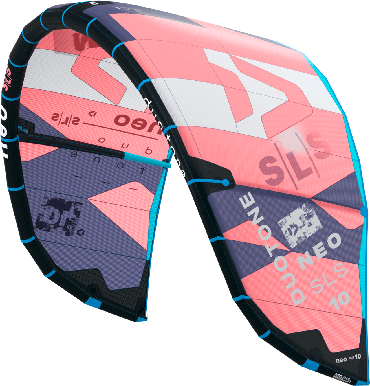 Duotone Neo SLS 5.0 Kite Only C03:coral-red/blue