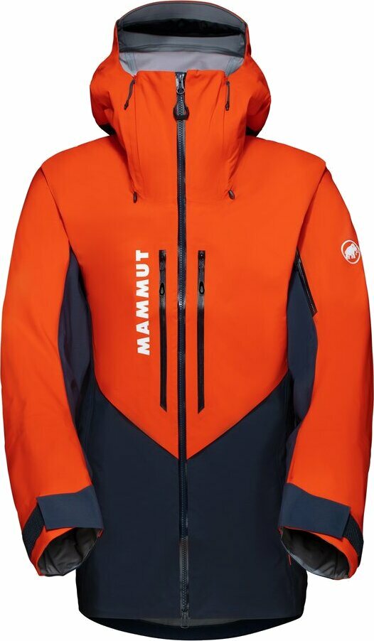 Mammut La Liste HS Hooded Jacket Mens Marine-Hot Red