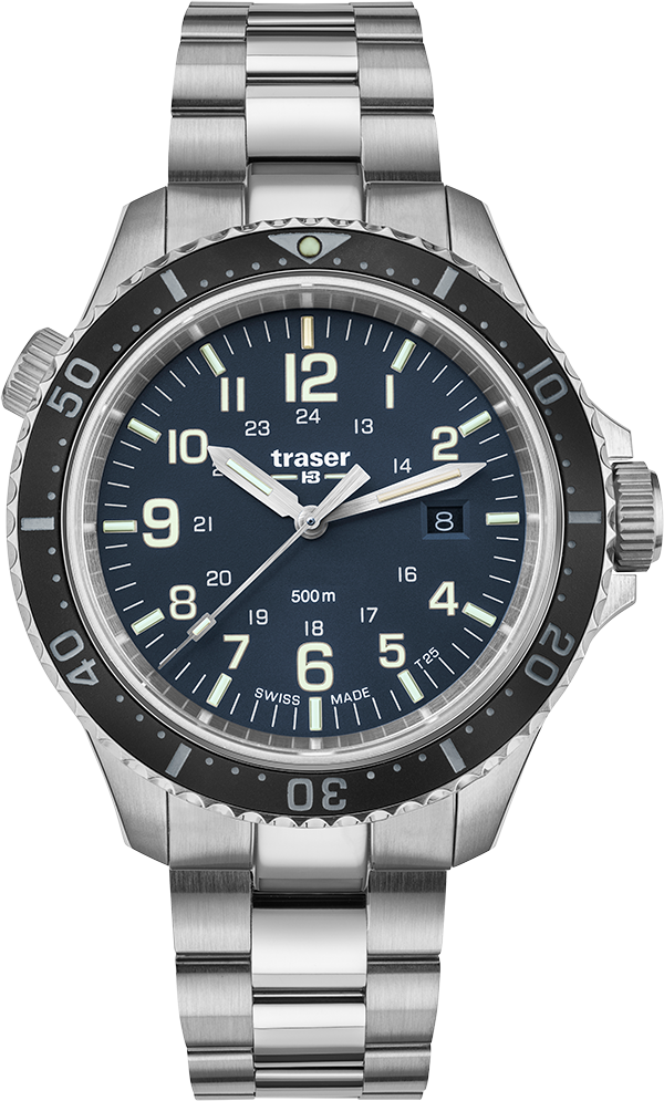 Traser P67 Diver Blue Stainless steel