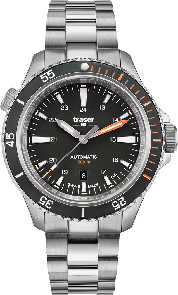 Traser P67 Diver Automatic Black Stainless steel