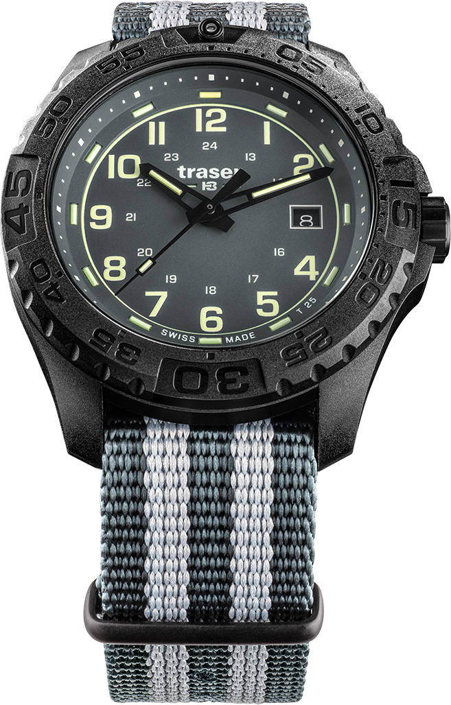 Traser P96 OdP Evolution Grey Nato strap