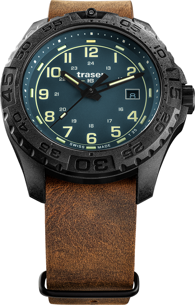 Traser P96 OdP Evolution Petrol Leather Nato