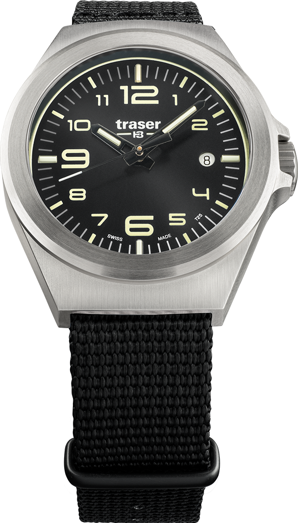 Traser P59 Essential S S/S Black Nato strap