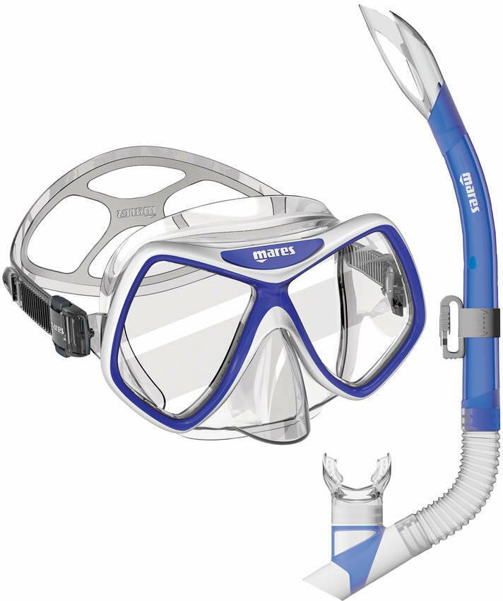 Mares Ridley Snorklaussetti (maski+snorkkeli) Blue