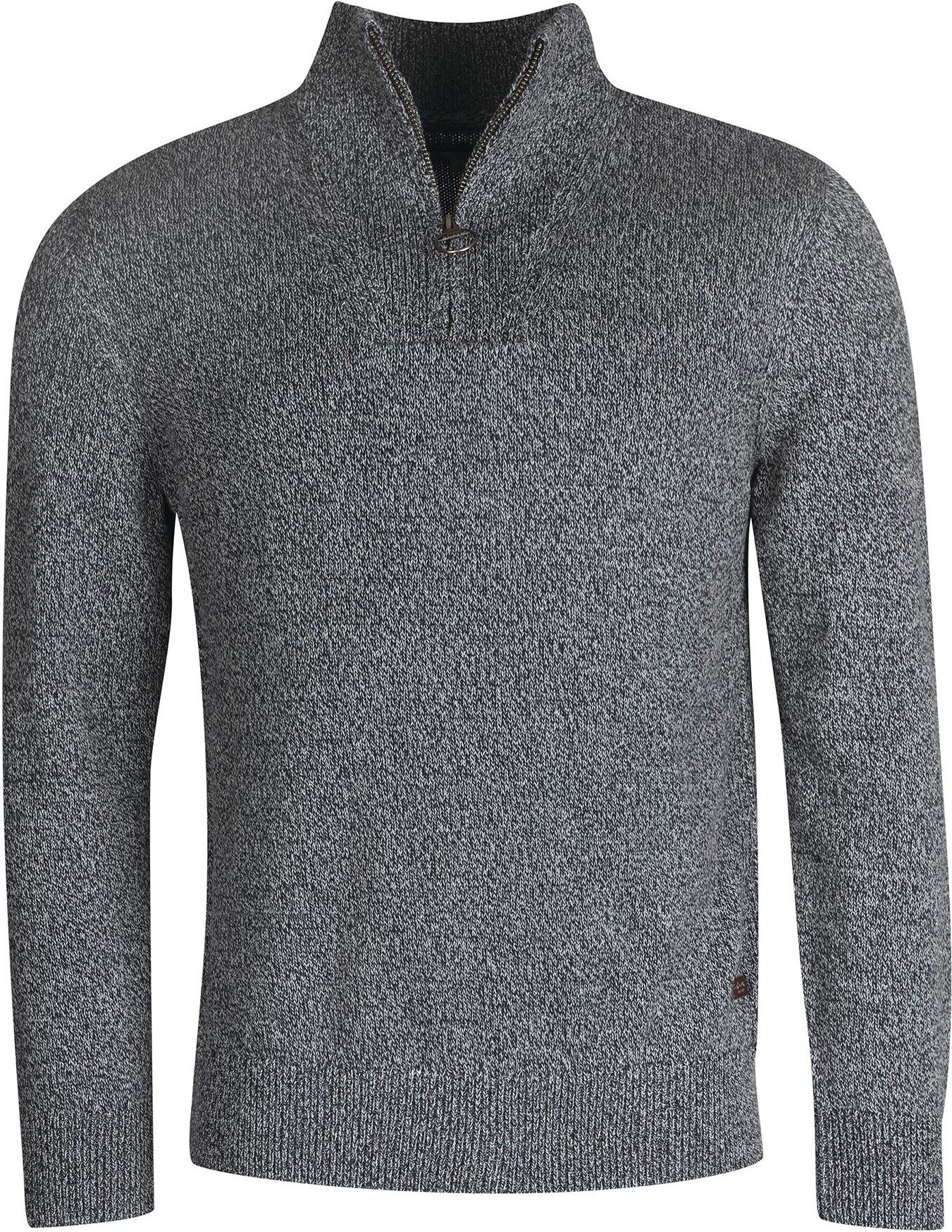 Barbour Cotton Twist Nelson Half Zip Navy