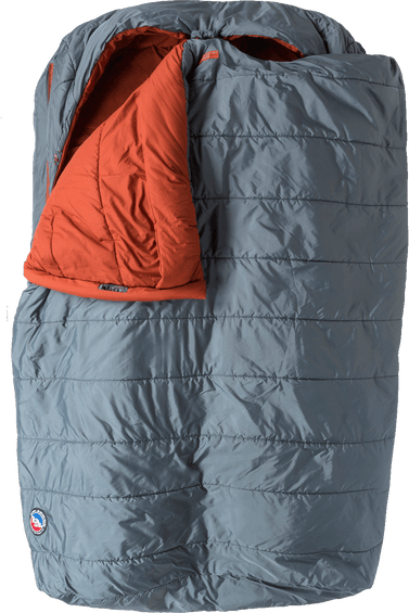 Big Agnes Dream Island 35°F/2°C Double Wide Slate / Orange