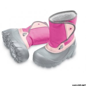 Crocs Flurry Silver / Fuchsia