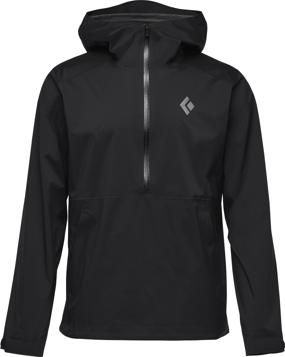 Black Diamond Stormline Stretch Anorak Mens Black