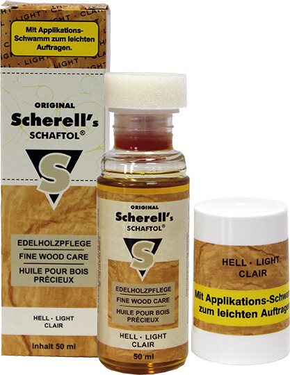Schaftol Oil for wooden parts 50 ml Light