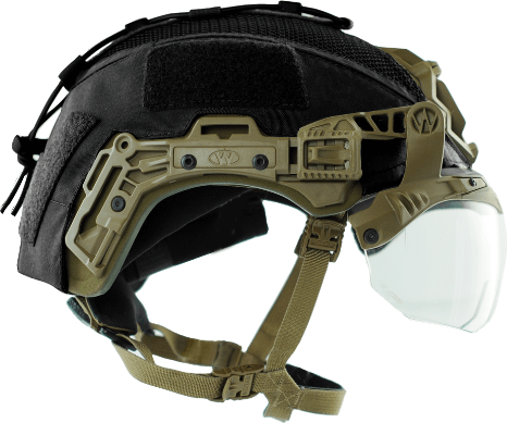 Agilite Team Wendy EXFIL Ballistic / SL Helmet Cover (no rear pouch) Black