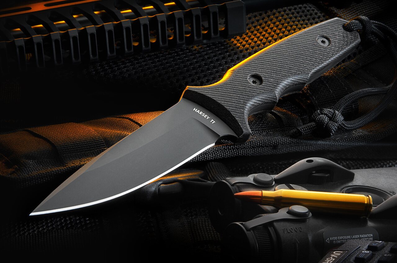 Spartan Blades Spartan Harsey TT Kydex Sheath Black Blade