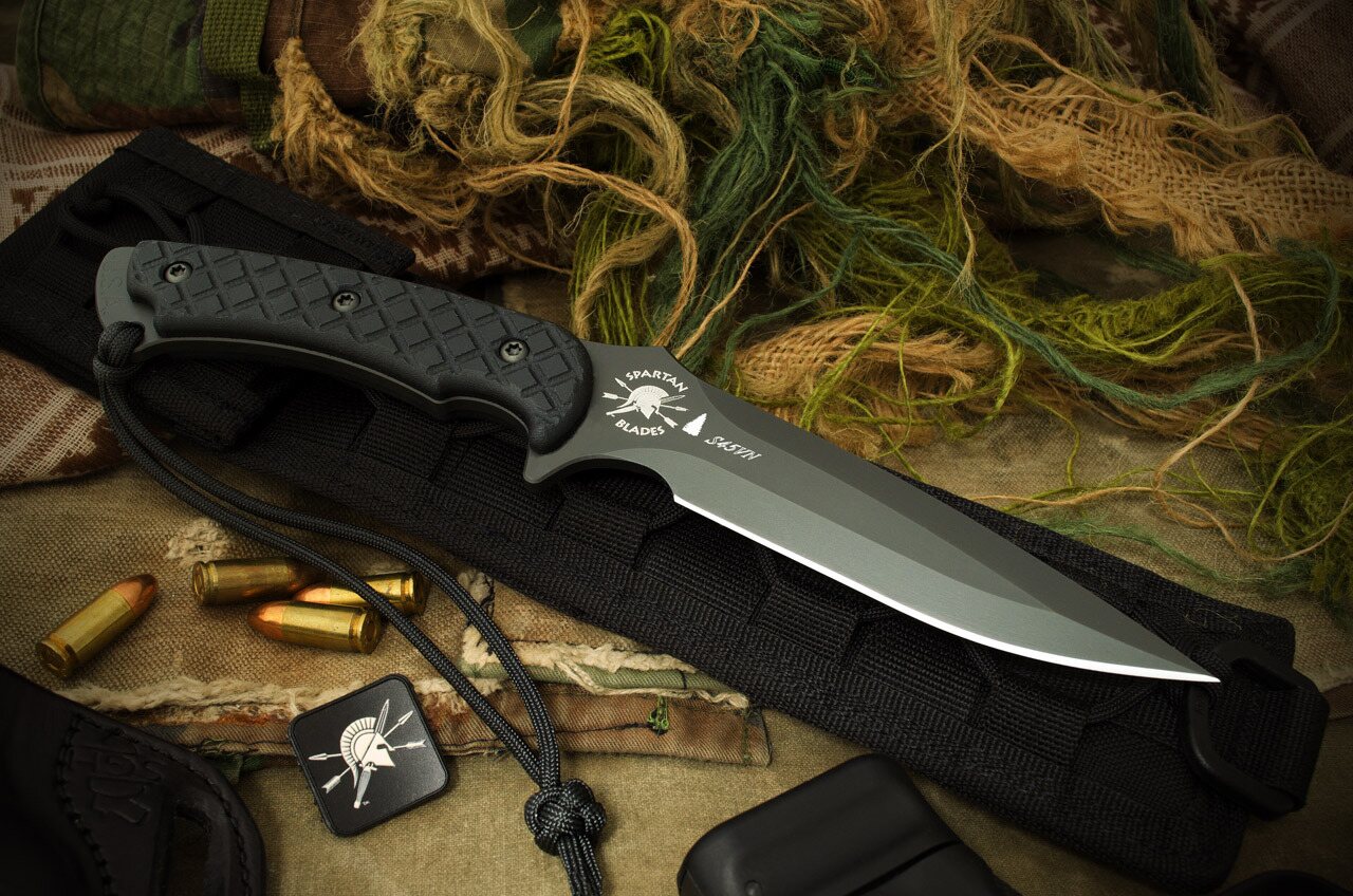 Spartan Blades Ares Kydex Sheath Black Blade